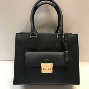 Michael Kors Black Saffiiano Leather Handbag